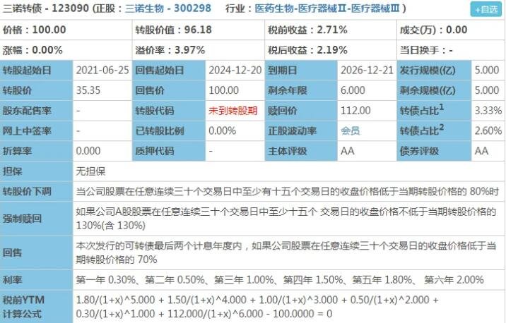 123090三诺转债什么时候上市，三诺转债上市首日价格及上市收益分析