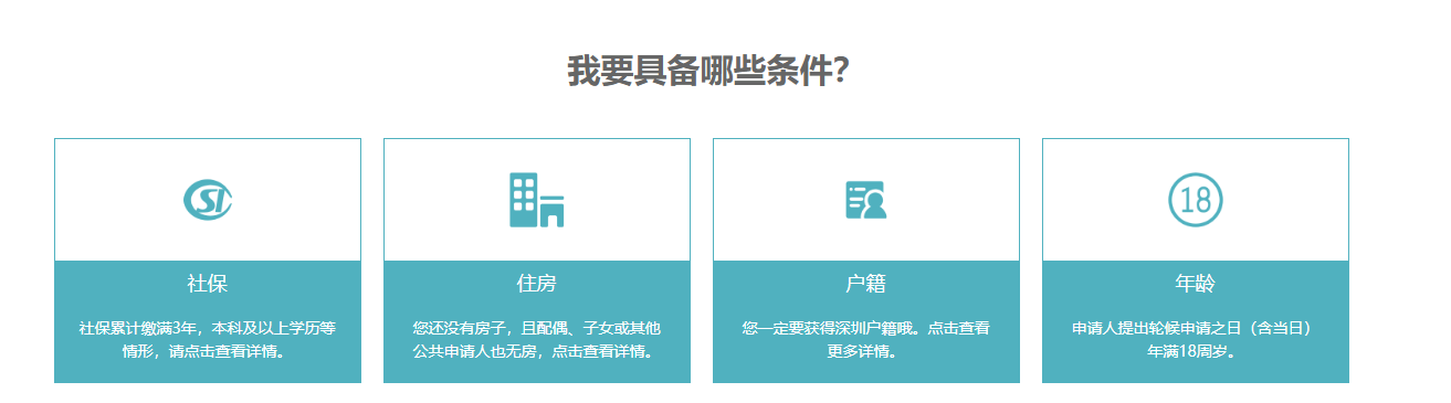 深圳公租房申请条件2021