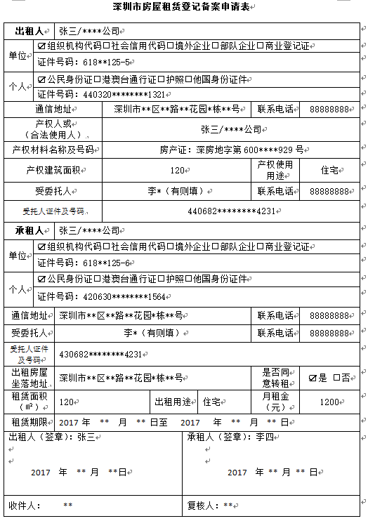 深圳房屋租赁凭证办理指南