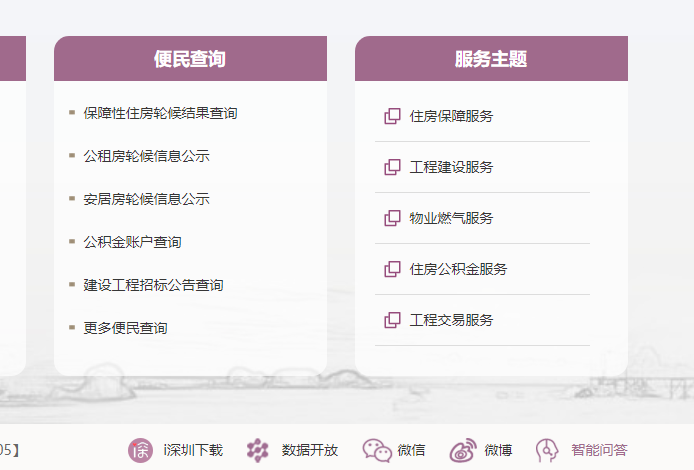 深圳保障住房轮候查询