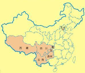 中国西南地区有哪些省？中国西南地区五大省简介