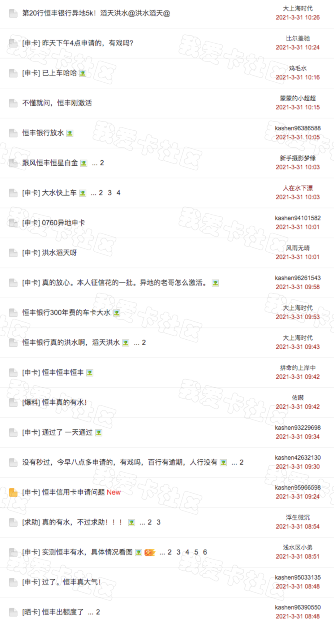 恒丰放水！查询多、有网贷、异地均可批卡