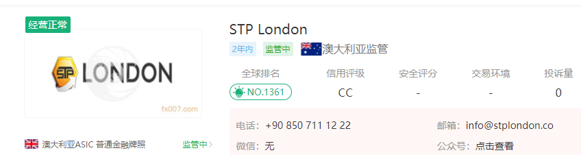STP London外汇怎么样