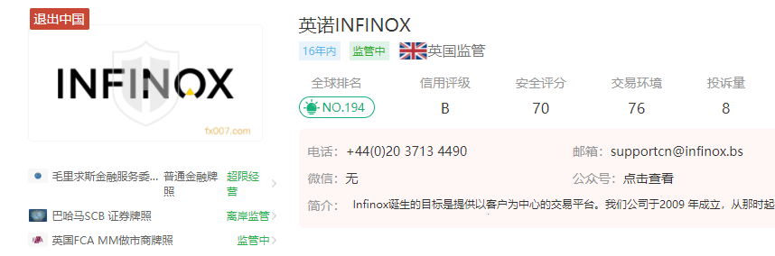 INFINOX英诺外汇平台有什么优势