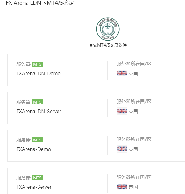 FX Arena LDN外汇正规吗