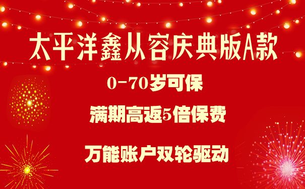 太保鑫从容庆典版A款好不好？可以追加保费吗？多久返还？