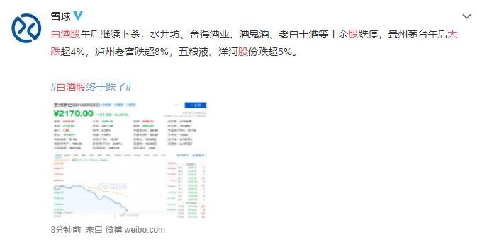 白酒股大跌是什么原因导致的，白酒板块还能买入吗，白酒股有哪些龙头股票