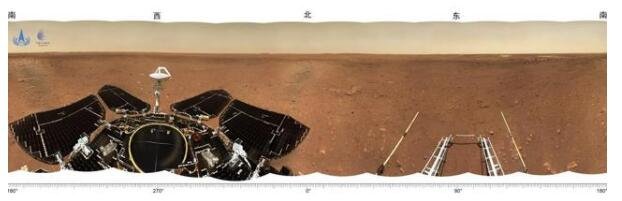 祝融号火星车首批“摄影作品”公布火星长啥样，火星和地球有哪些相似的地方
