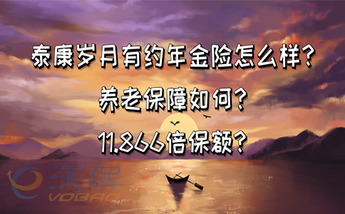 11.866倍保额？泰康岁月有约年金险怎么样？养老保障如何？