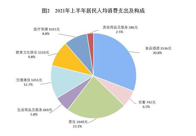 上半年人均可支配收入17642元，人均可支配收入为什么会增长，居民的消费支出情况如何
