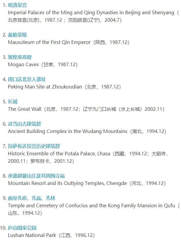 中国55项世界遗产总数位居世界第一，世界遗产有什么标准吗？主要分为哪几种类型？
