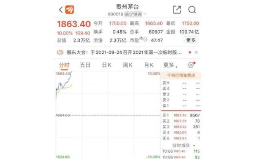 贵州茅台股价涨停，茅台股价为什么这么高？