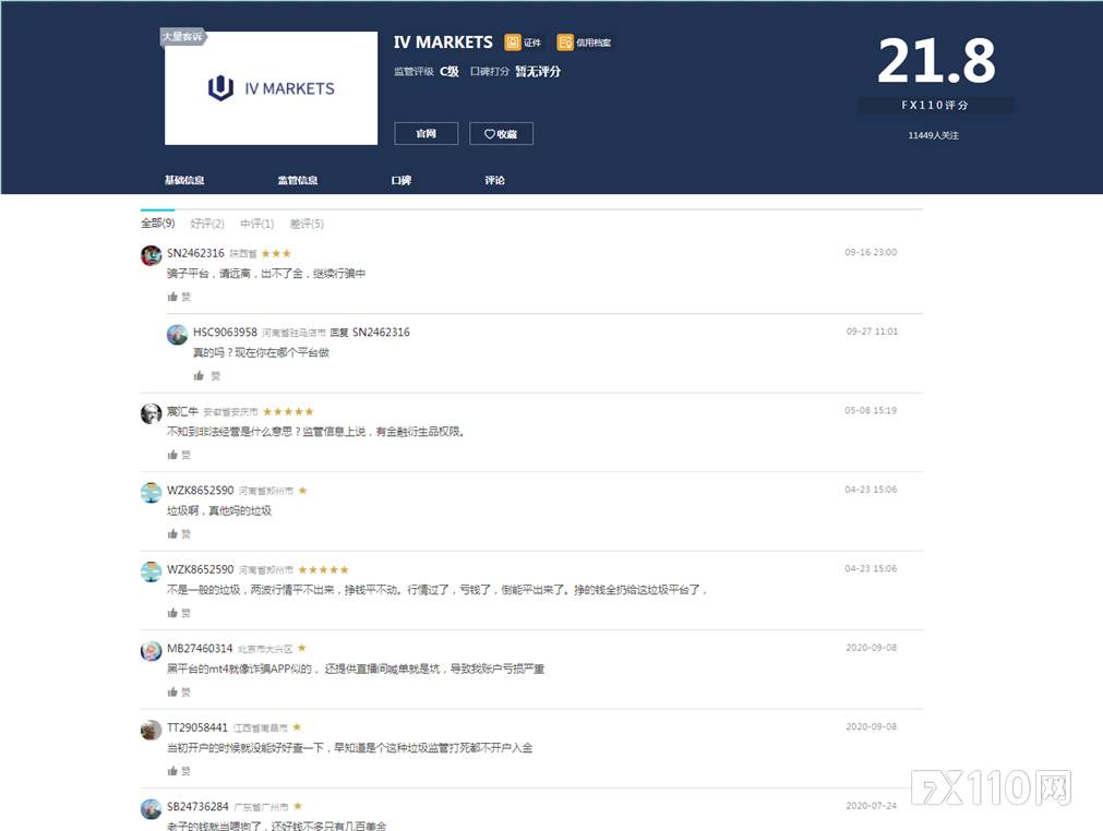 出金咋就这么难！在IV MARKETS平台做代理才能出金？