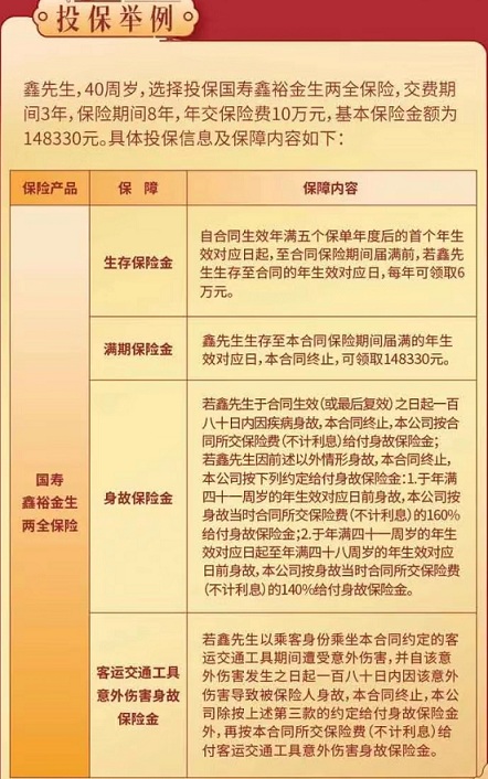 2022好消息!国寿开门红鑫裕金生怎么样?值得买吗?保障和收益如何?