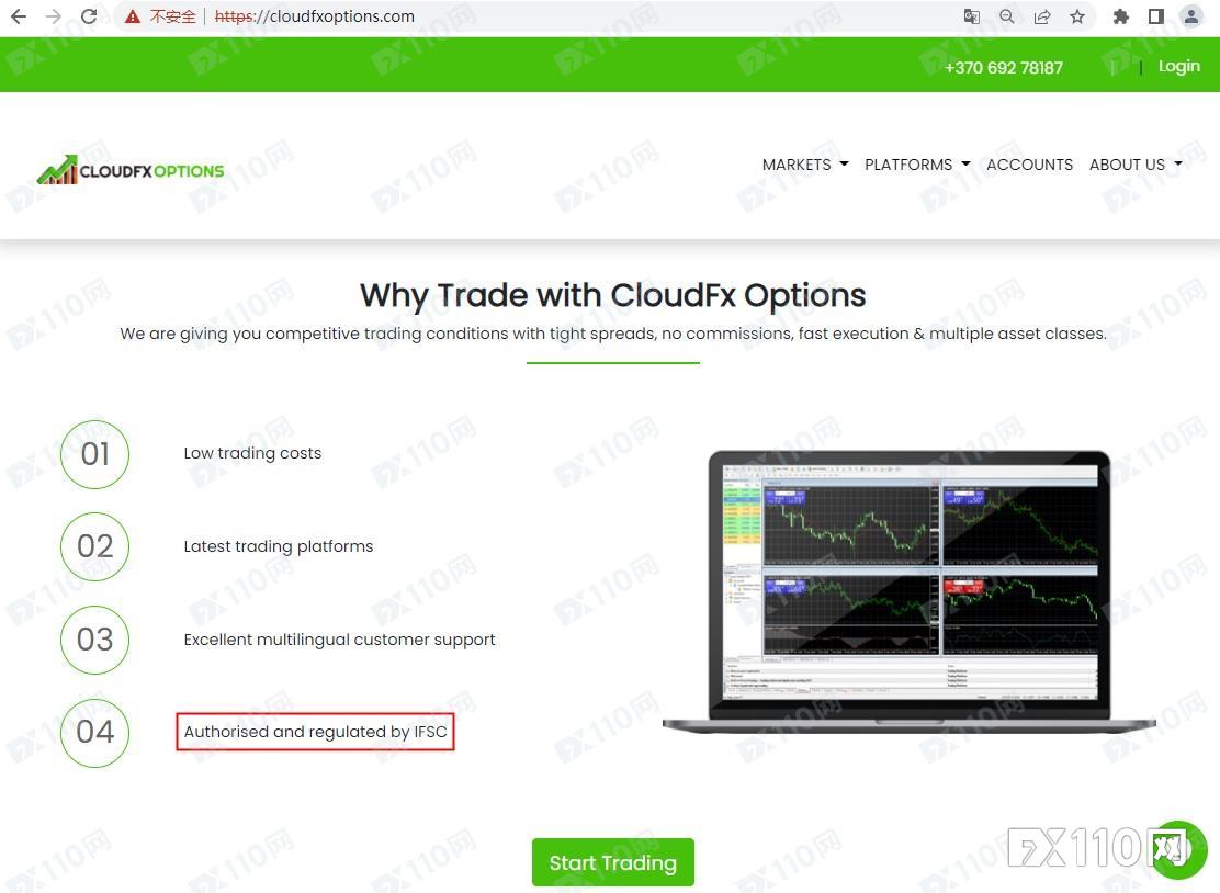 太不走心了！CloudFx Options冒充伦敦IFSL监管还将简称都弄错
