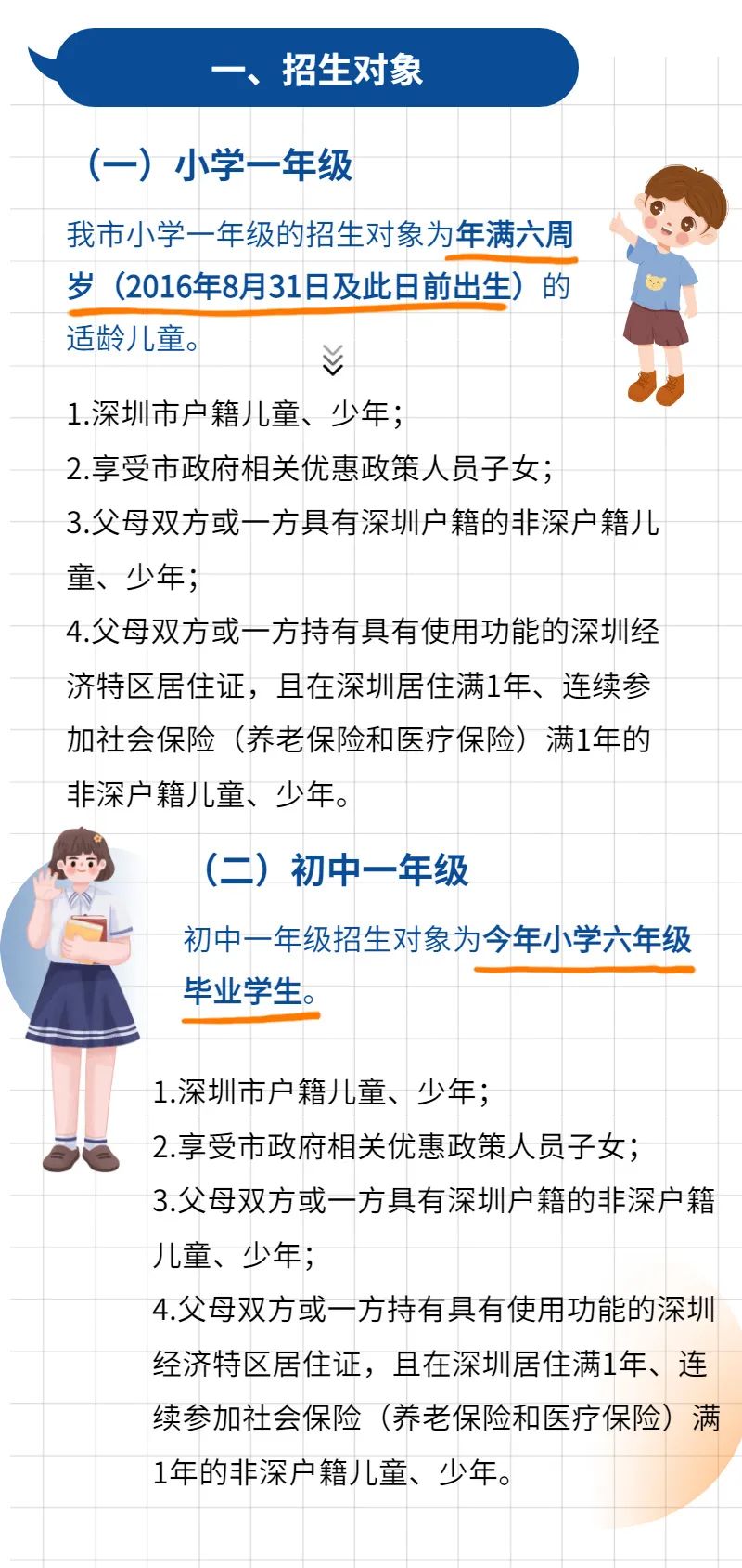 2022深圳光明区小一初一学位申请指南