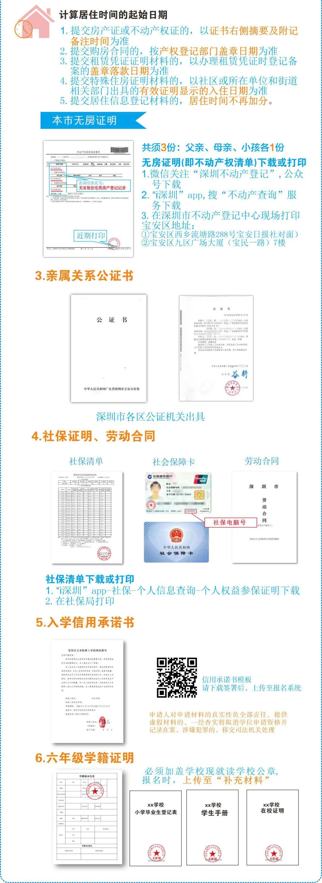 深圳宝安区小一入学需要什么资料2022