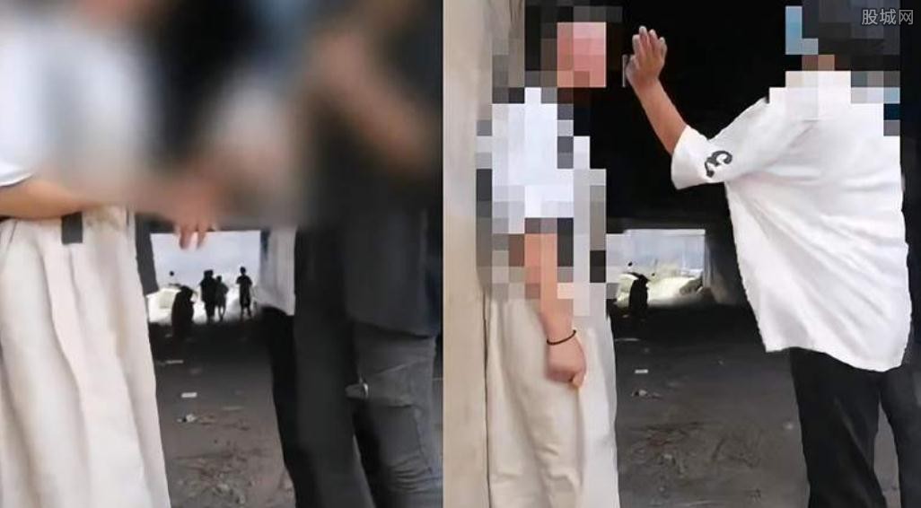 女学生被暴力掌掴