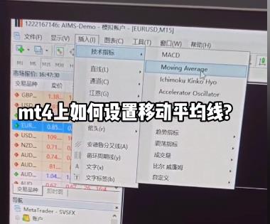 如何在MT4上设置均线指标？步骤介绍